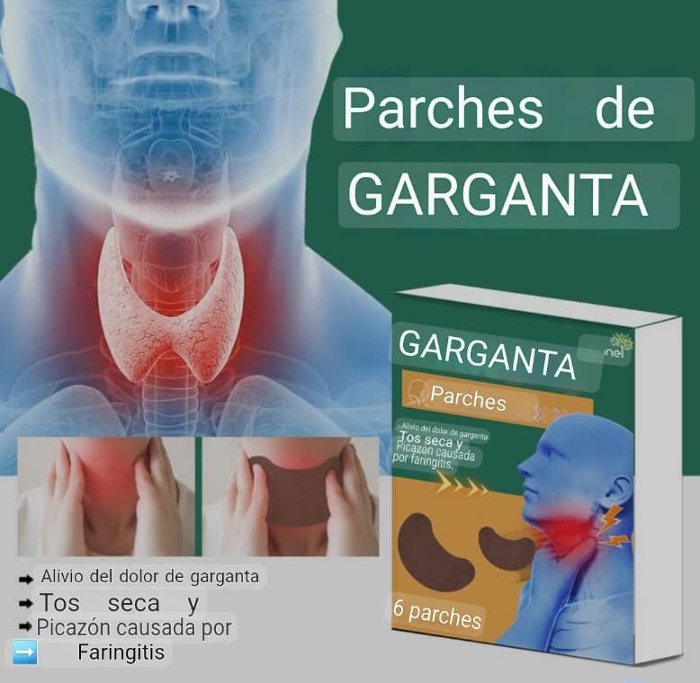 PARCHES ALIVIO INSTANTÁNEO TOS Y DOLOR DE GARGANTA