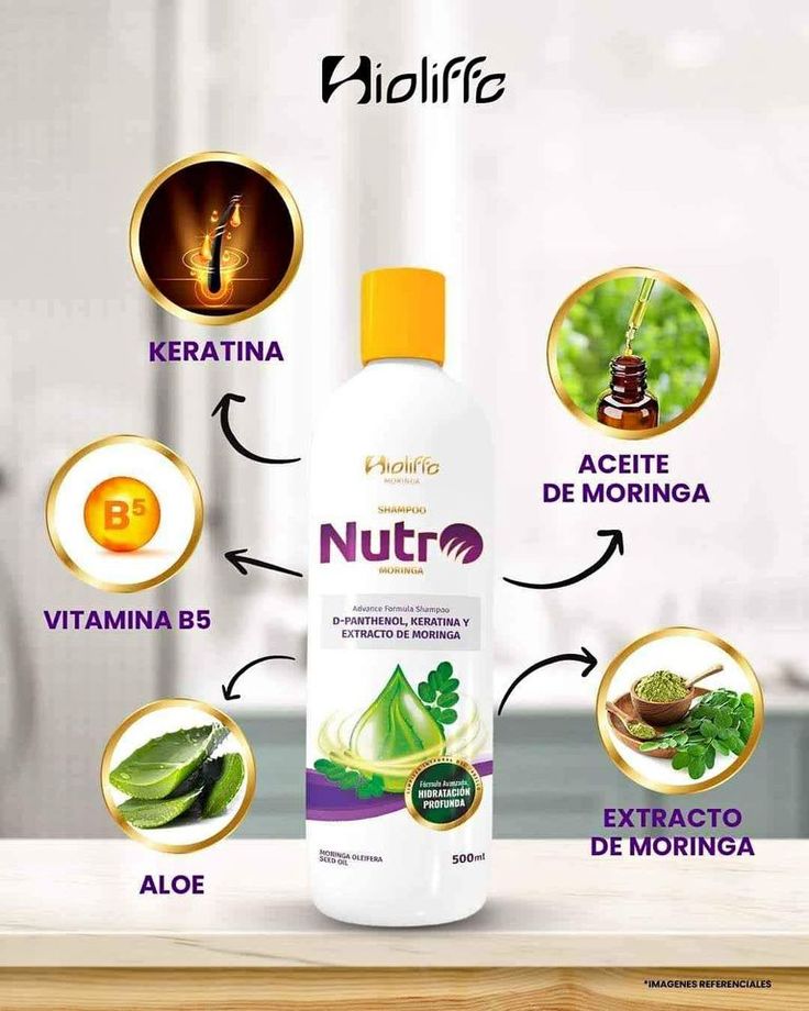 SHAMPOO CON MORINGA NUTRO - Imagen 4