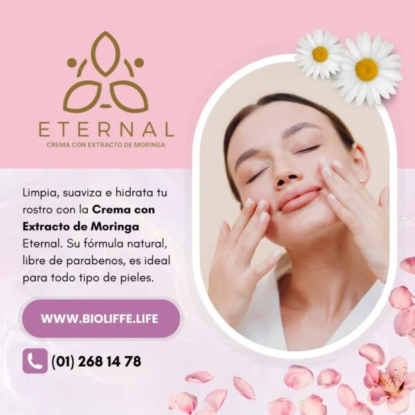 CREMA CON EXTRACTO DE MORINGA ETERNAL - Imagen 3