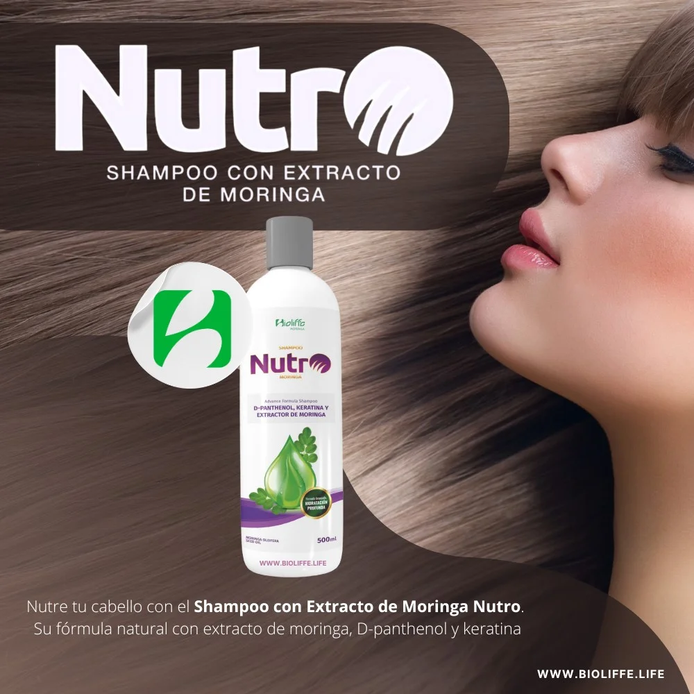 SHAMPOO CON MORINGA NUTRO - Imagen 2