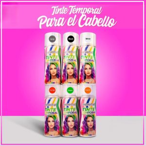 TINTE TEMPORAL PARA EL CABELLO DE ADULTOS Y/O NIÑOS