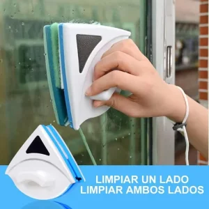LIMPIA VIDRIOS MAGNETICO IMANTADO TRIANGULAR PARA VENTANAS DE POCO ACCESO