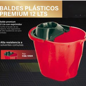 BALDE PREMIUM 12LT CON EXPRIMIDOR