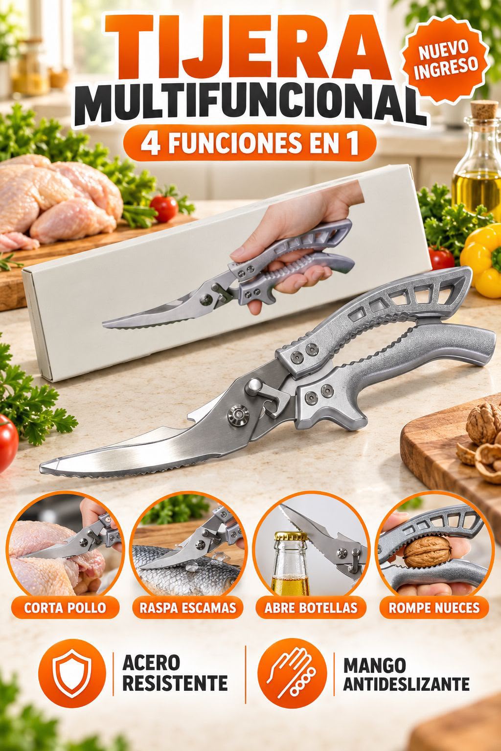 TIJERA MULTIFUNCIONAL 4 EN 1